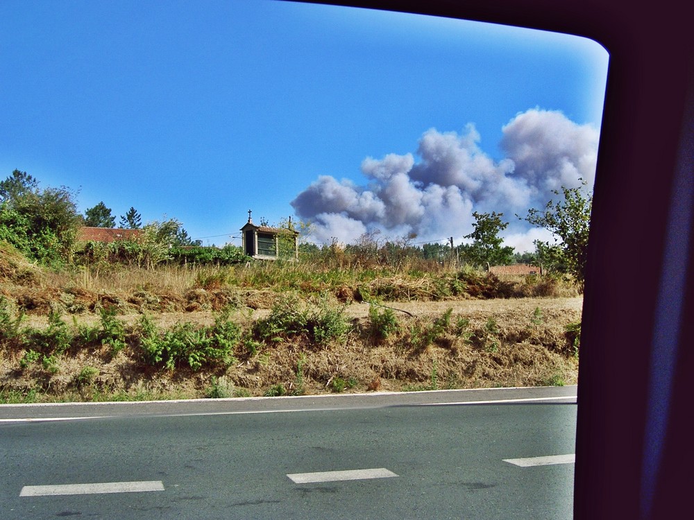 kleiner Brand in Spanien