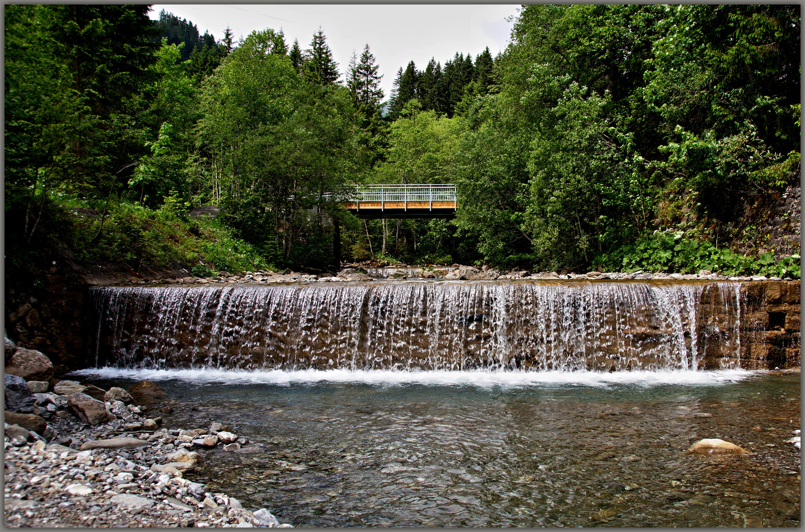 Kleiner Breitach-Wasserfall