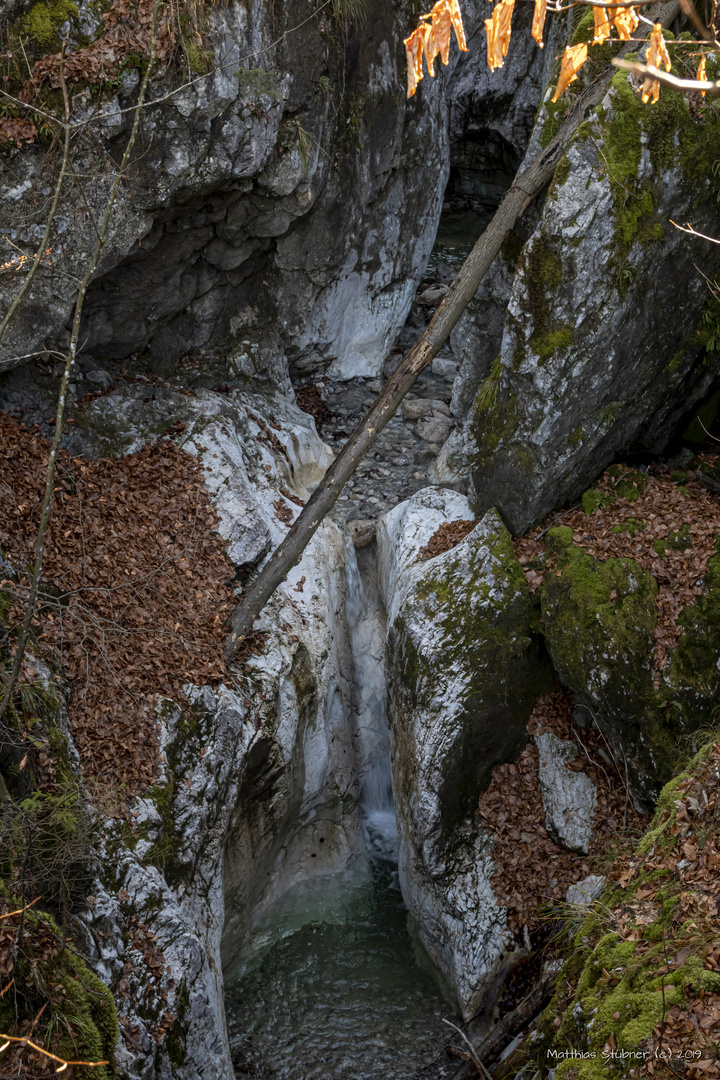 Kleiner Canyon am Kochelsee