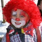 Kleiner Clown beim Fasching