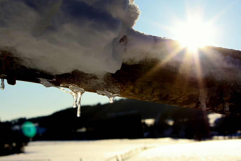 kleiner Eiszapfen