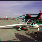 Kleiner Flieger 3D - Anaglyphe