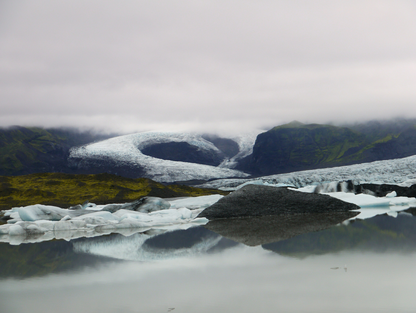 kleiner Gletschersee auf Island