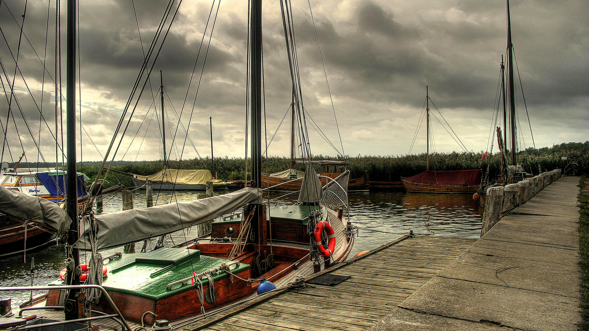 Kleiner Hafen auf dem Darß