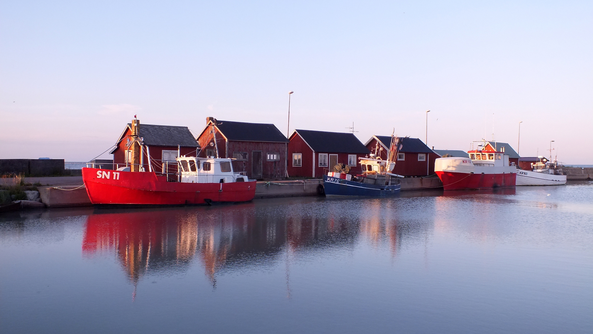 Kleiner Hafen auf Öland ,Schweden