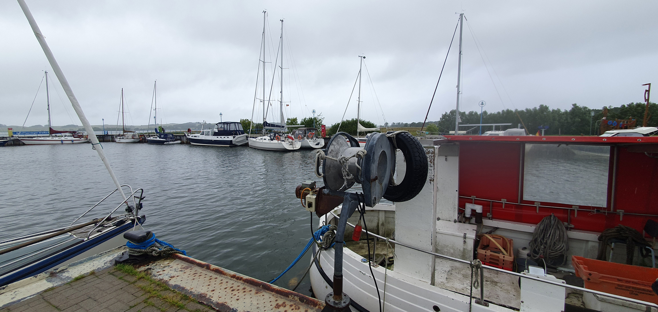 Kleiner Hafen in Thiessow