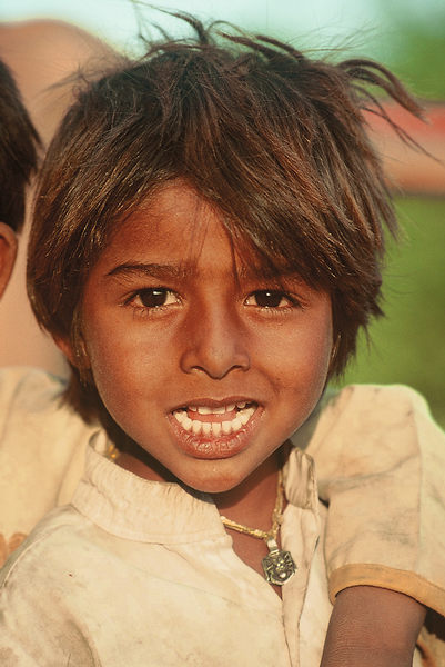 Kleiner Junge, Jaisalmer, Indien