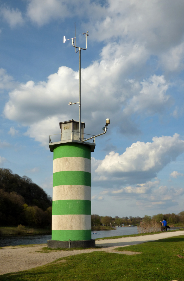 Kleiner Leuchtturm am Kemnader See