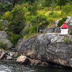 Kleiner Leuchtturm am Oslofjord