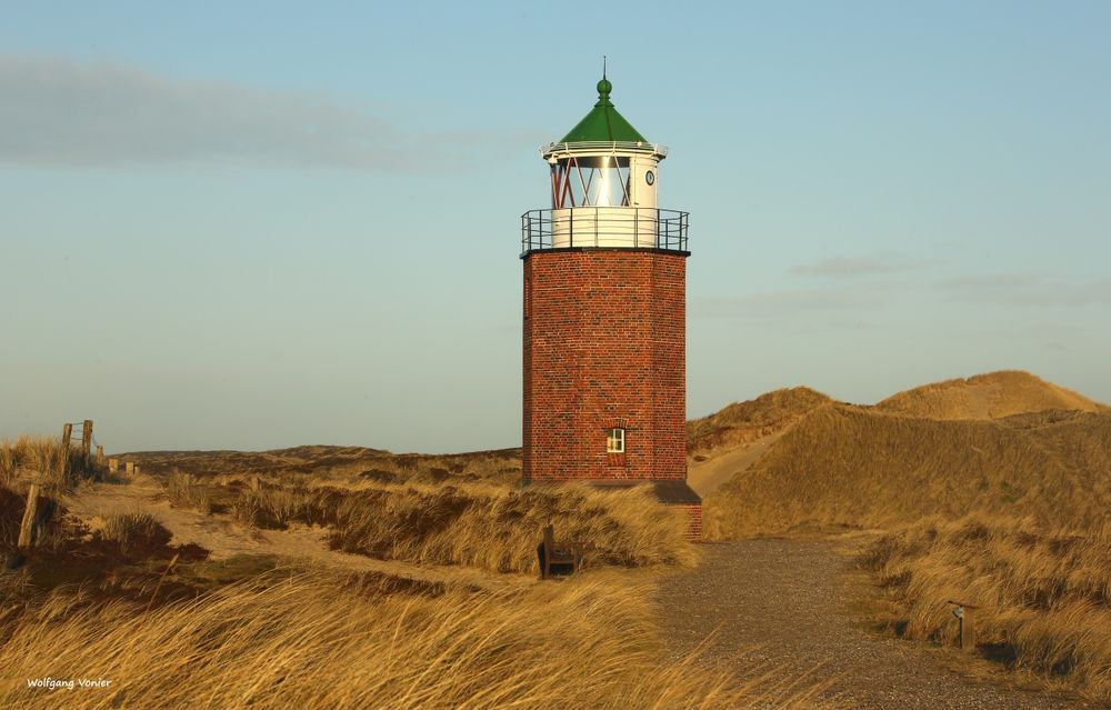 Kleiner Leuchtturm von Kampen auf der Insel Sylt