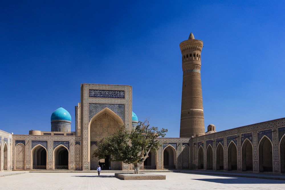 Kleiner Mensch - riesige Moschee