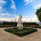 Kleiner Park auf dem Montjuic in Barcelona