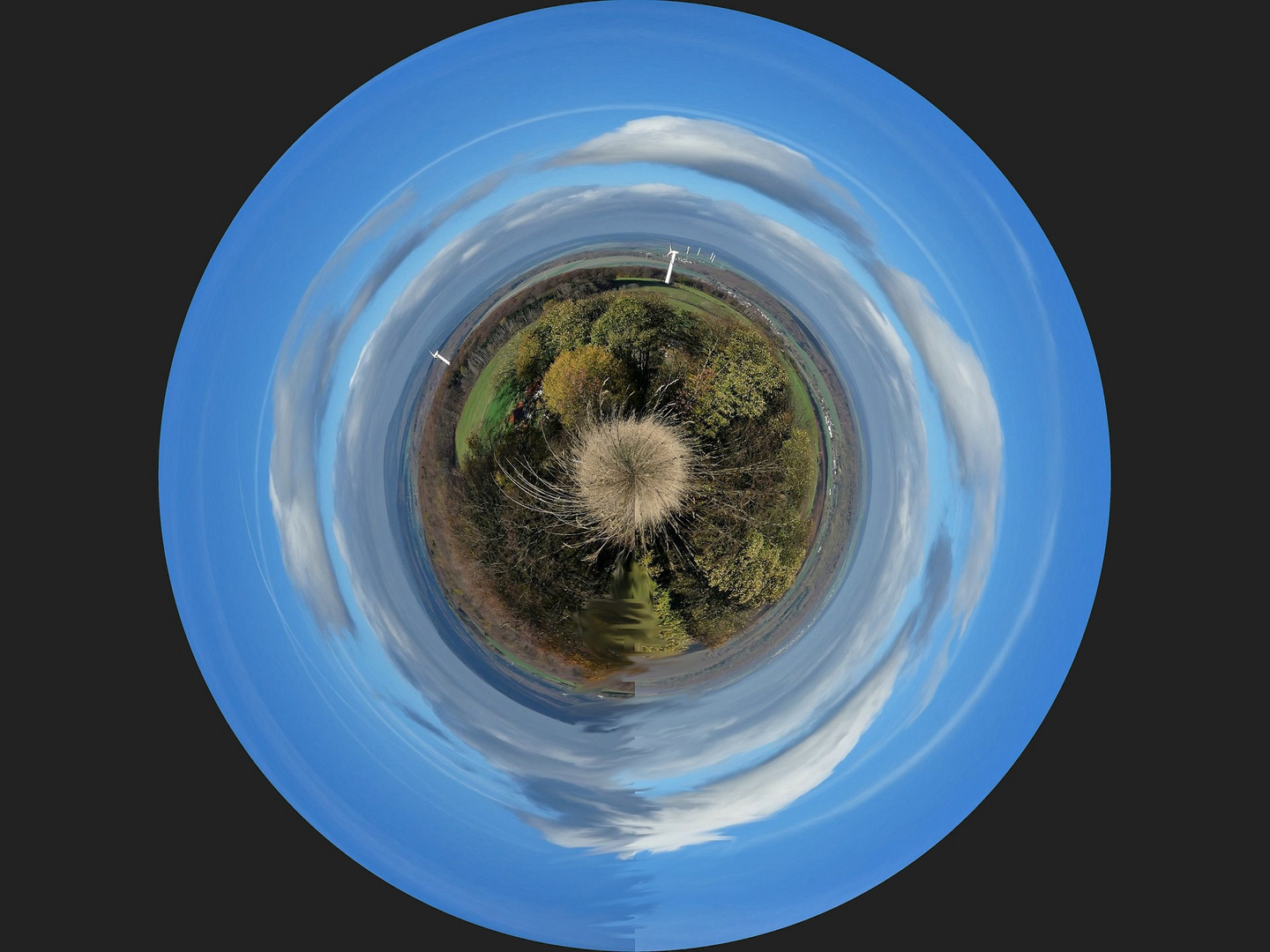 Kleiner Planet (BEA mit GIMP)