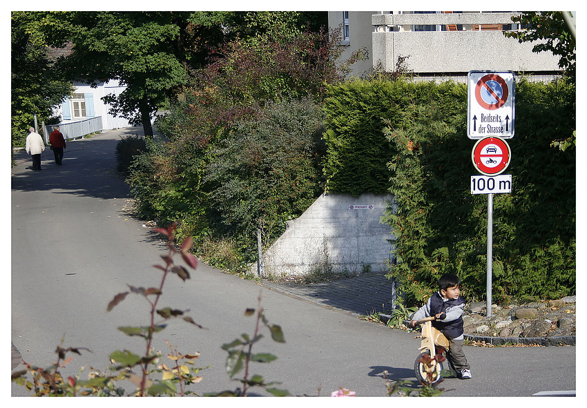 Kleiner Rennfahrer