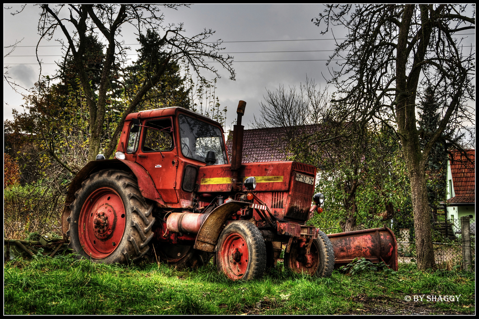 Kleiner roter Traktor...