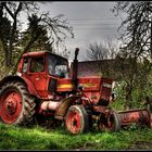 Kleiner roter Traktor...