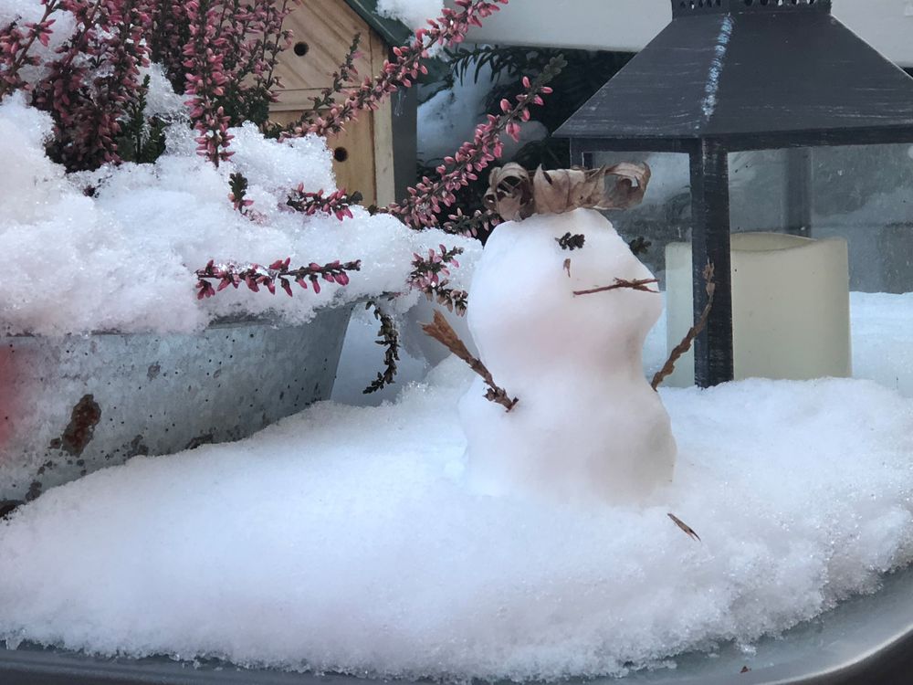 Kleiner Schneemann