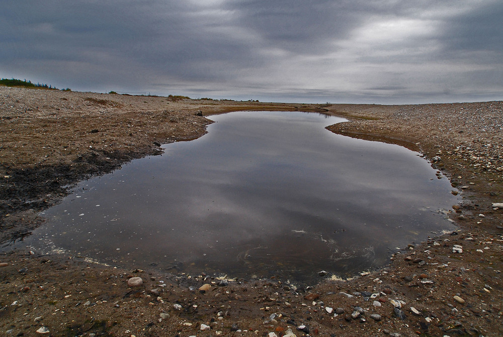 kleiner see am meer