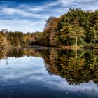 Kleiner See mit Spiegelungen