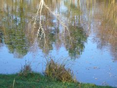 Kleiner See mit Spiegelungen