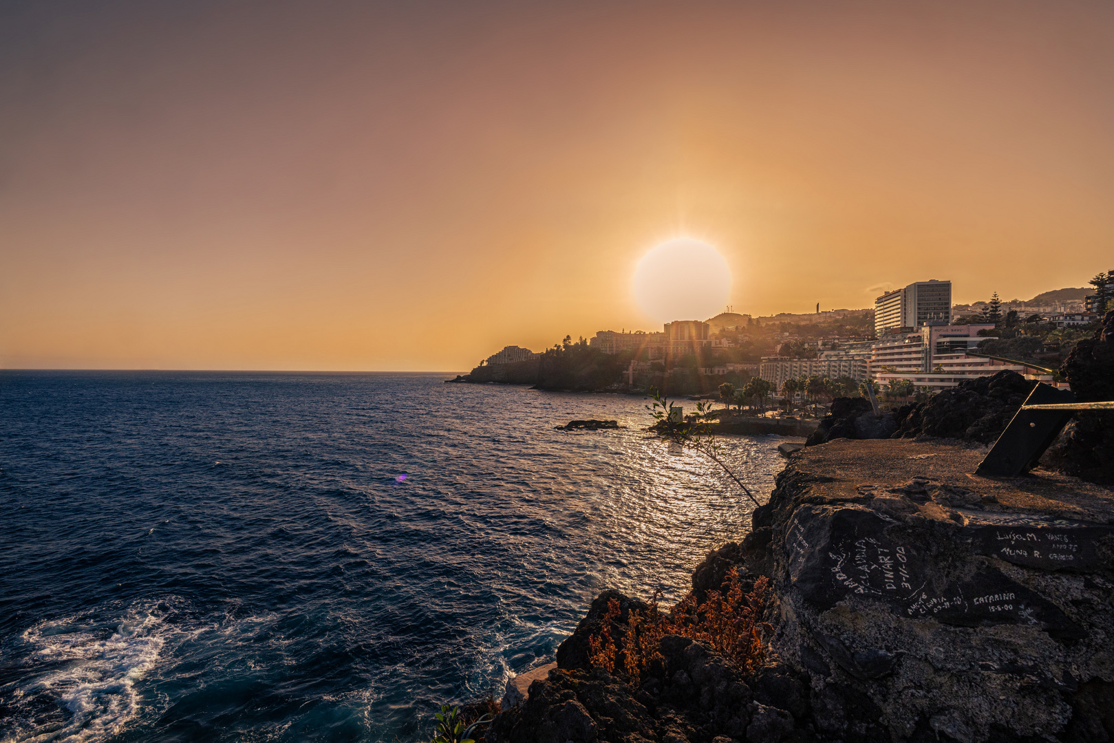 Kleiner Sonnenuntergang auf Madeira