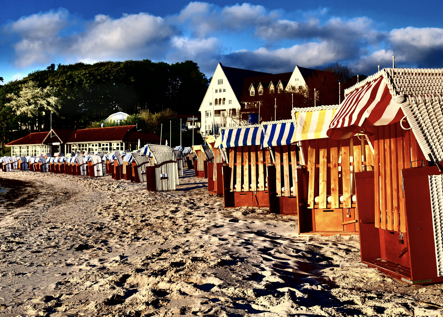 Kleiner Strand in Glücksburg