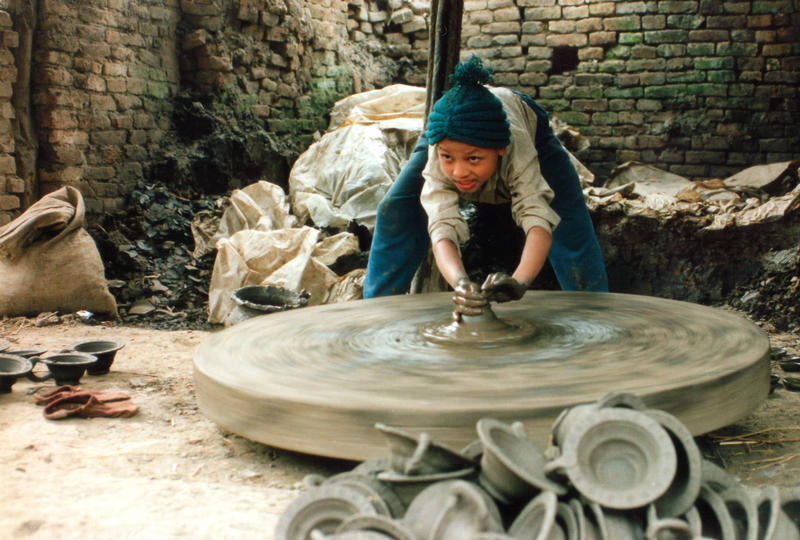 Kleiner Töpfer- Bhaktapur, Nepal