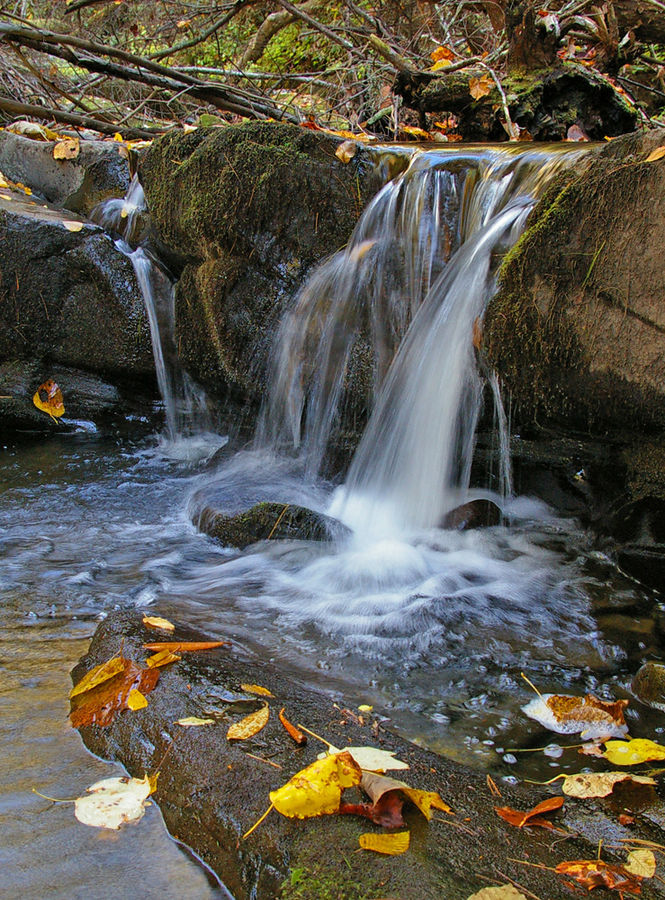 Kleiner Wasser fall in den Smoky Mountains Tennessee USA