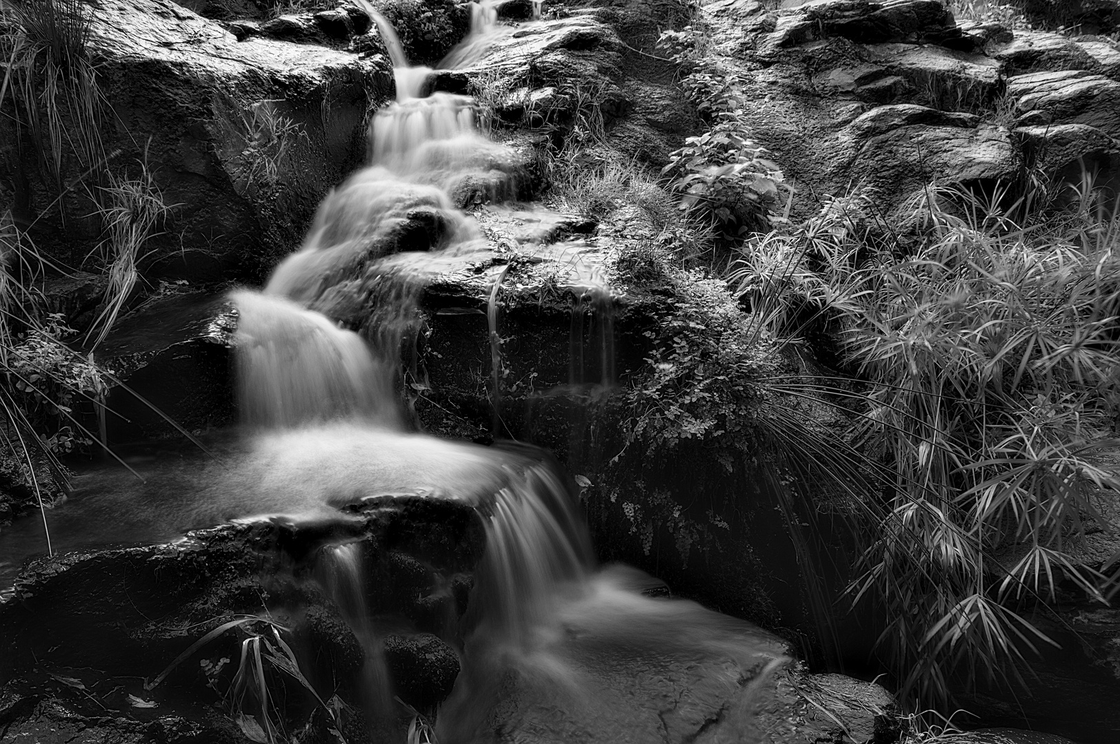 kleiner Wasserfal bei El Guro, La Gomera