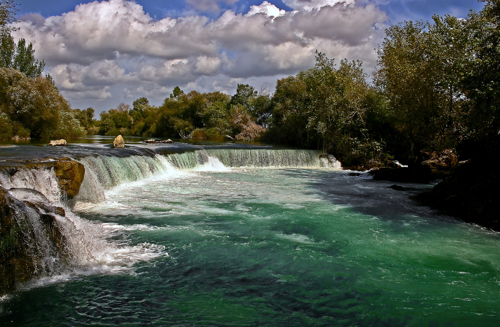 kleiner Wasserfall