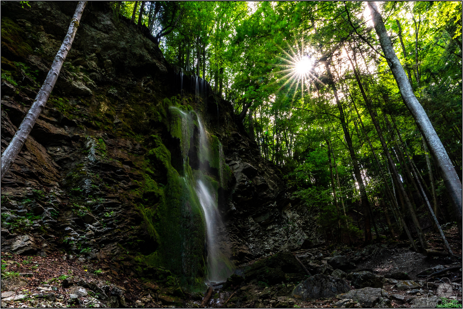 kleiner Wasserfall