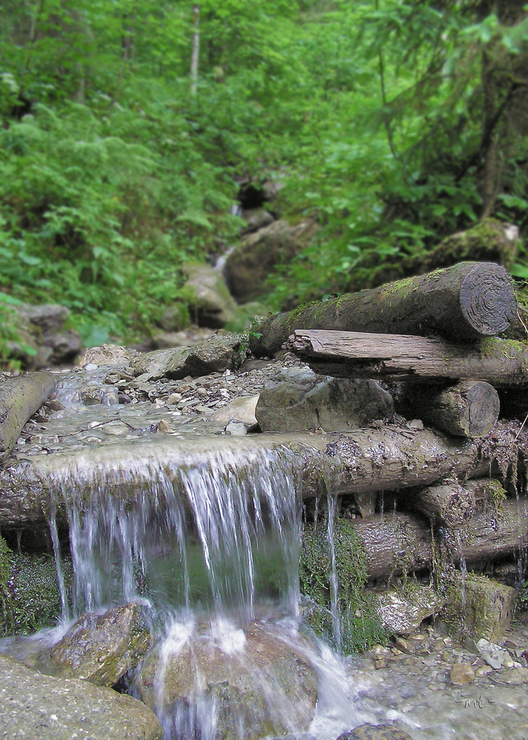 kleiner Wasserfall...