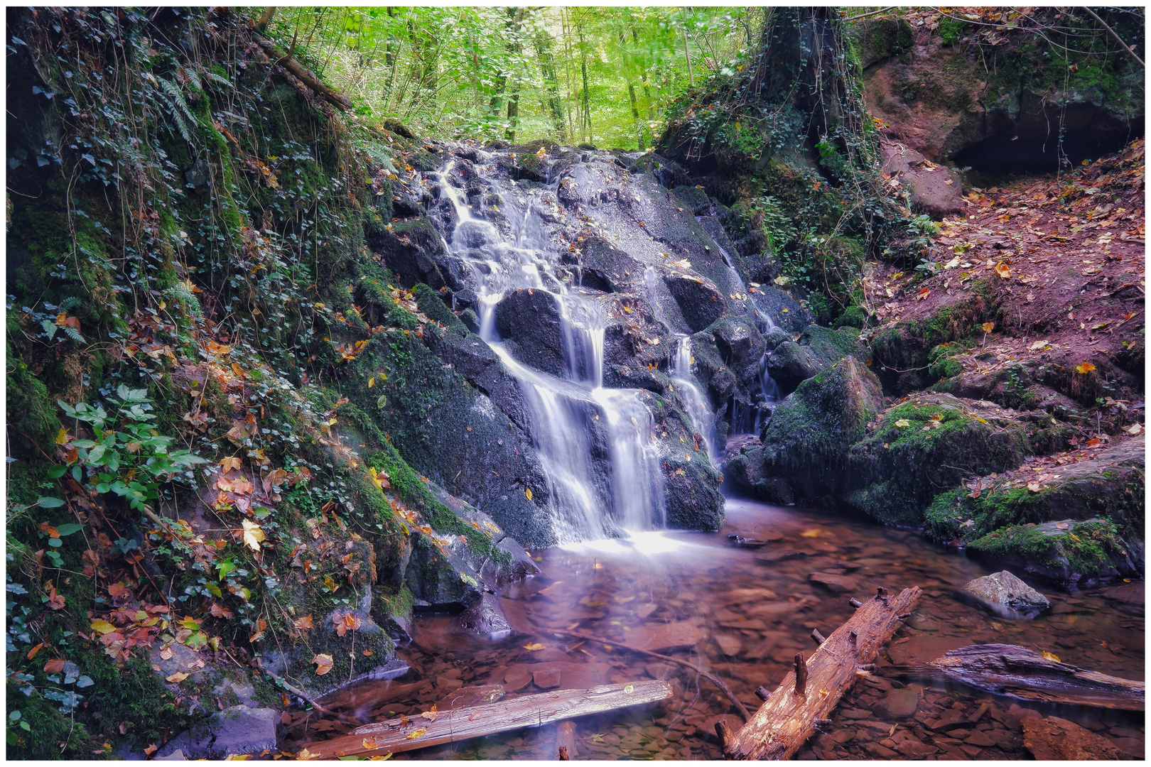 kleiner Wasserfall