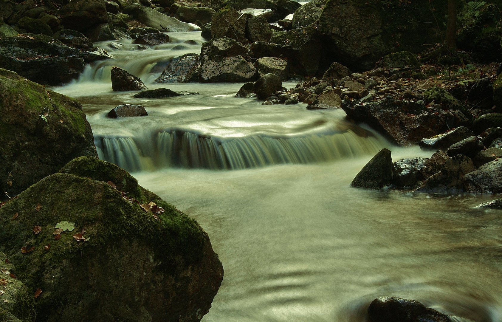 kleiner Wasserfall