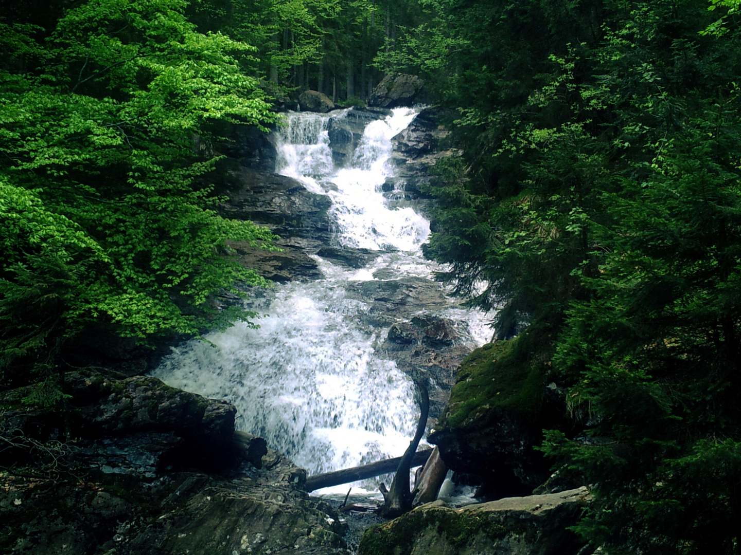 kleiner Wasserfall