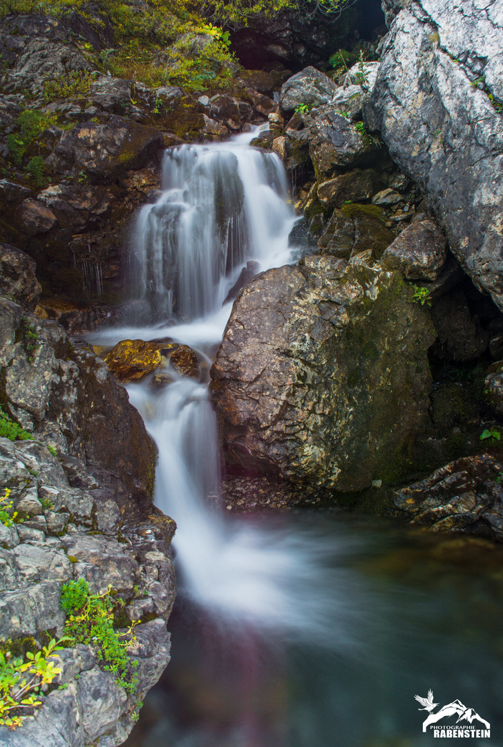 kleiner Wasserfall