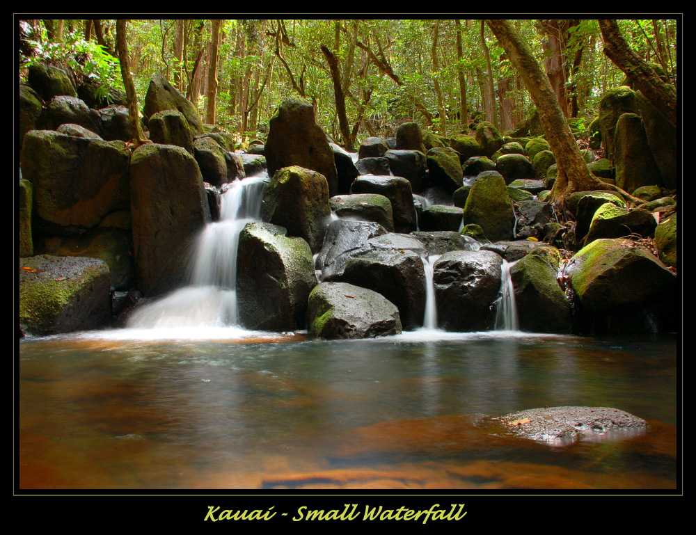 kleiner Wasserfall