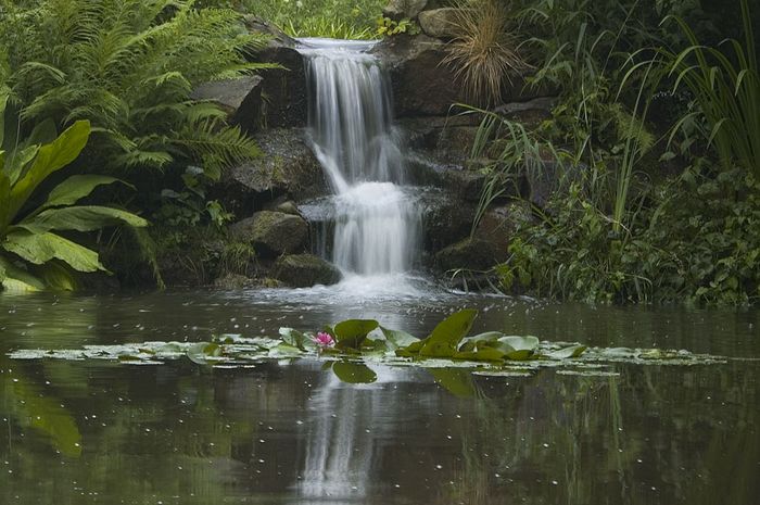 Kleiner Wasserfall als Tor zu meinem Paradies...