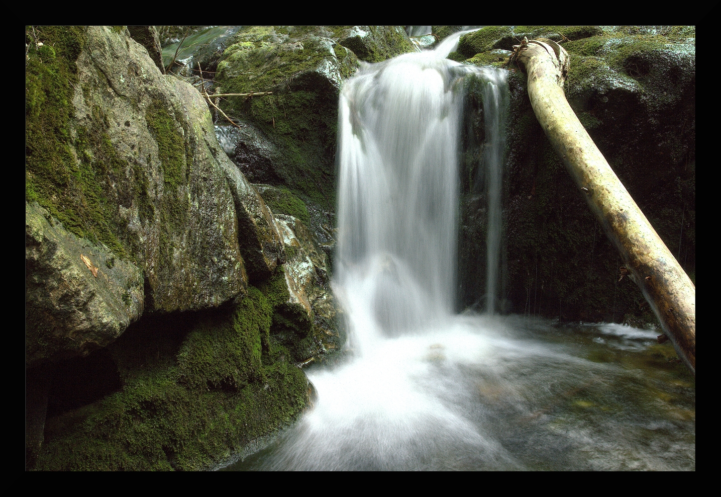 kleiner Wasserfall am kleinen Arbersee