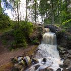 kleiner Wasserfall am Oderteich