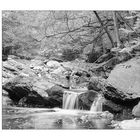 Kleiner Wasserfall an der Hill (oder Helle)