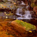 Kleiner Wasserfall auf dem Mühlenweg-Fürth