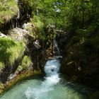 Kleiner Wasserfall auf der Schwaiger-Alm