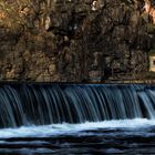 Kleiner Wasserfall bei der Burg Kriebstein