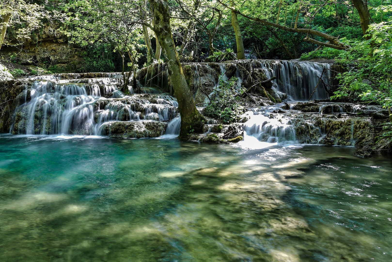 kleiner Wasserfall