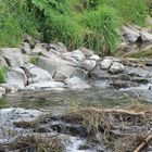 Kleiner Wasserfall der Lahn bei Bad Laasphe