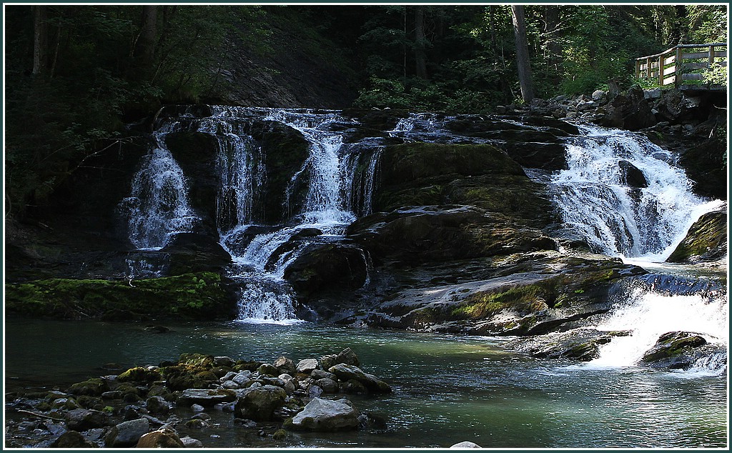 kleiner Wasserfall