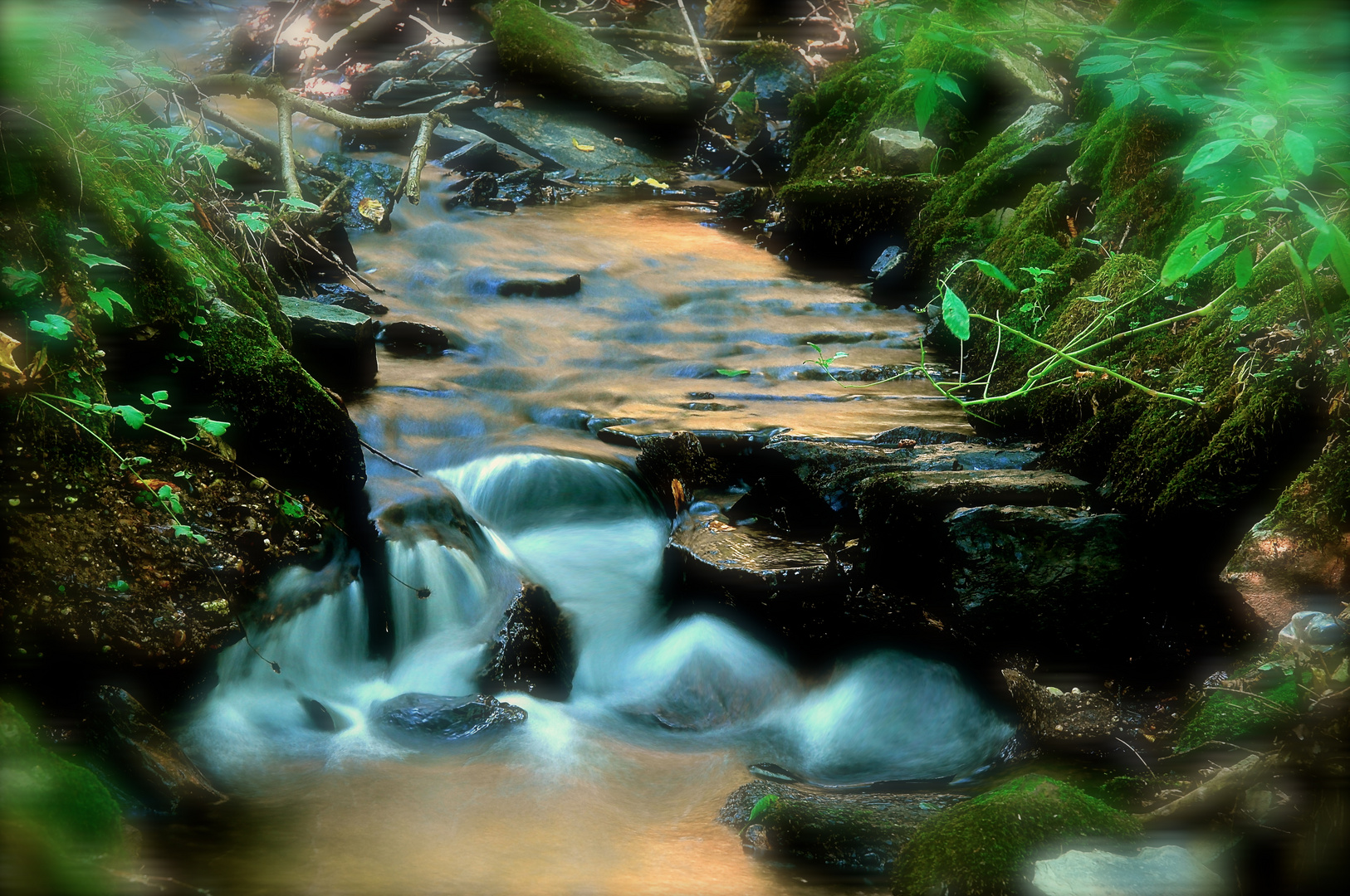 kleiner Wasserfall