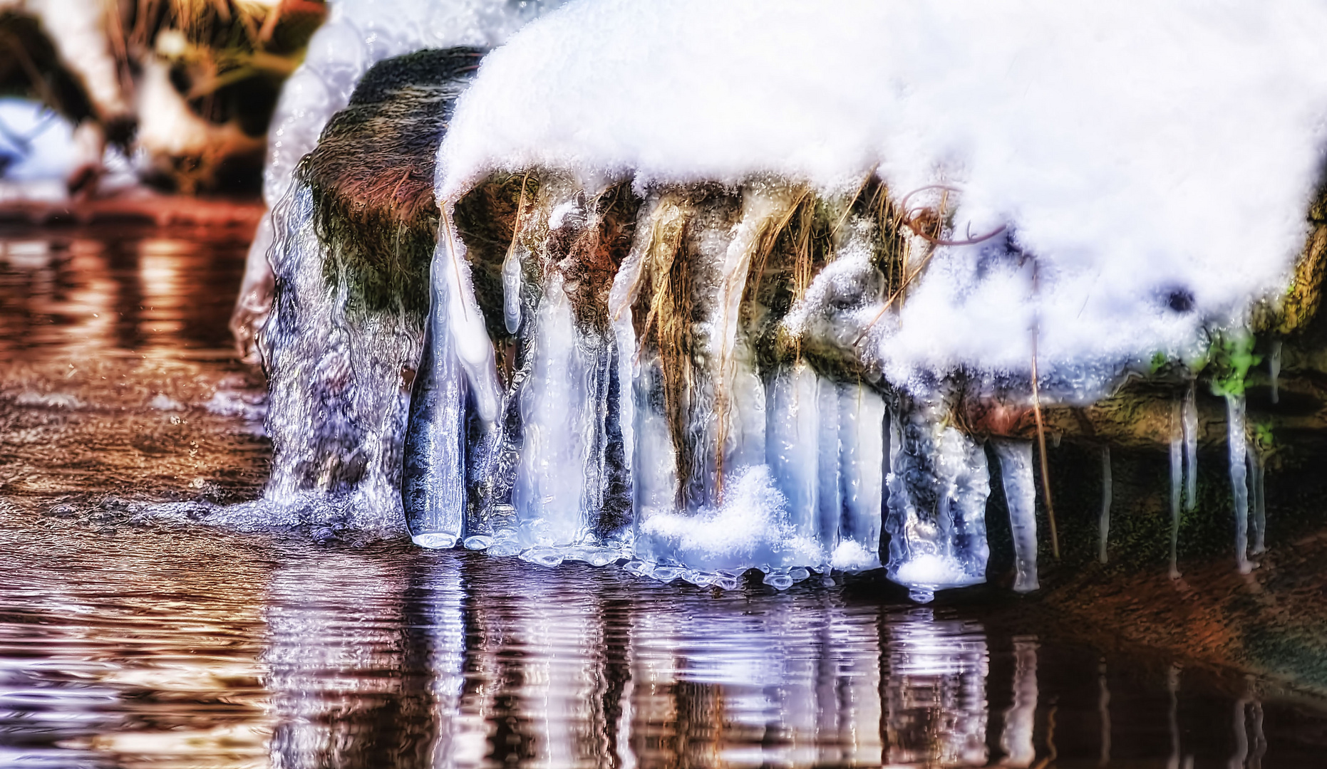 kleiner wasserfall HDR