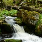 kleiner Wasserfall im Bayerischen Wald